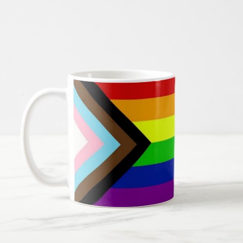 Progress Pride Flag Coffee Mug