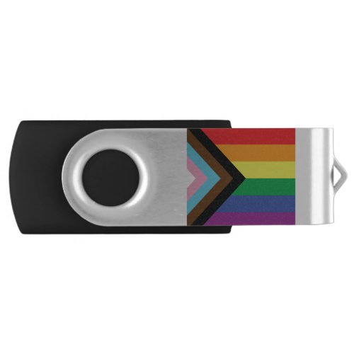 Progress Pride Flag Flash Drive