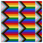 Progress Pride Flag LGBTQ+ Fabric
