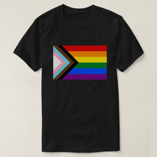 Progress Pride Flag LGBTQ T_Shirt