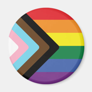 Progress Pride Flag Magnet