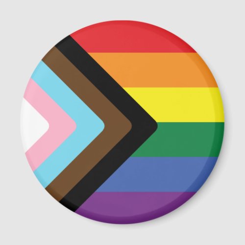 Progress Pride Flag  Magnet