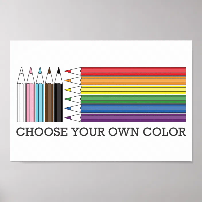 Progress Pride Flag Rainbow Lgbtq Pencils Poster Zazzle Com
