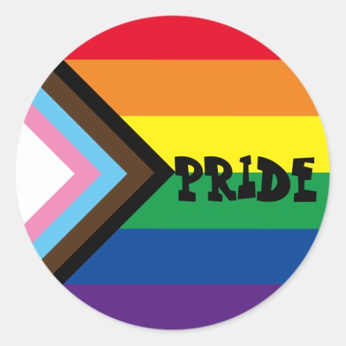Progress Pride flag Sticker 2022