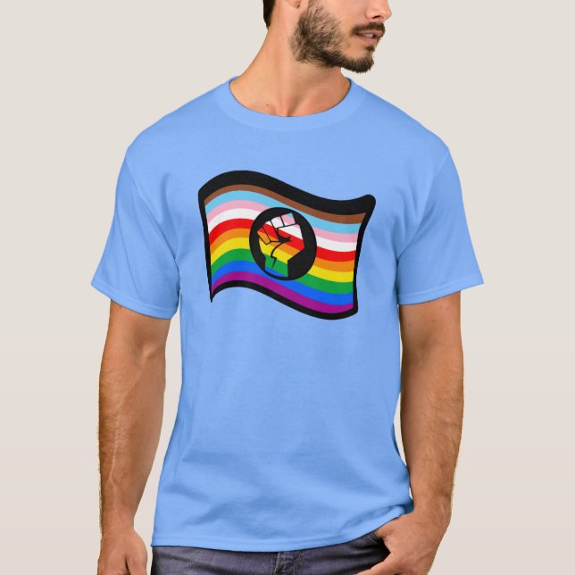 Progress Pride POC Fist T-Shirt (Front)