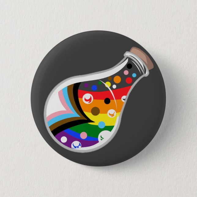Progress Pride Potion Button (Front)