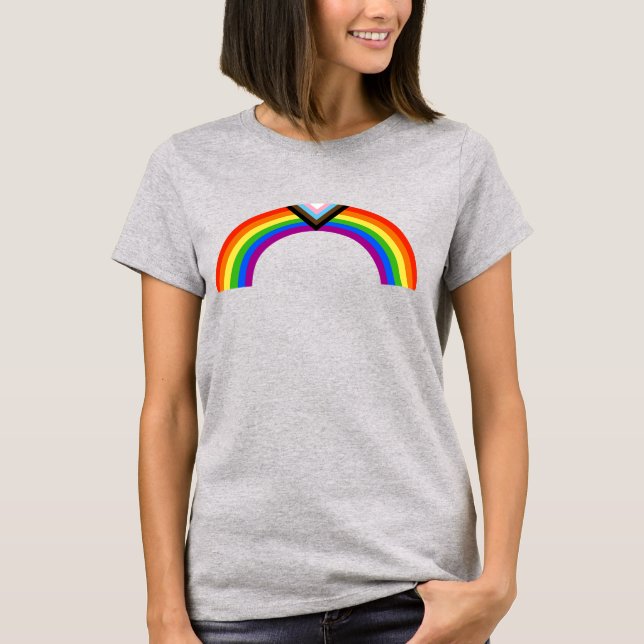Progress Pride Rainbow Arc T-Shirt (Front)