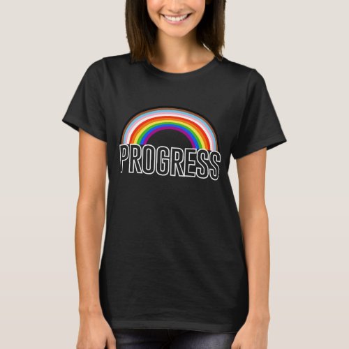 Progress Pride Rainbow T_Shirt