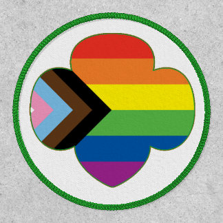 Progress Pride Trefoil Patch