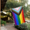 Progress Rainbow Flag & Pride parade House / LGBTQ