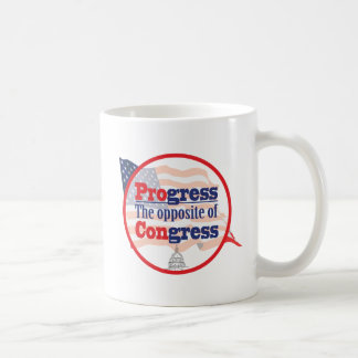 Progress.  The Opposite of Congress Coffee Mug