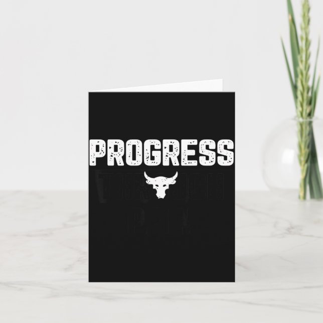 Progress Through Pain Card (Front)