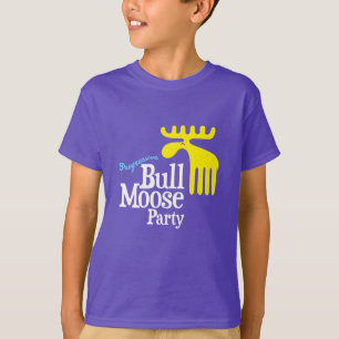 Progressive Bull Moose Party - Playful Design T-Shirt