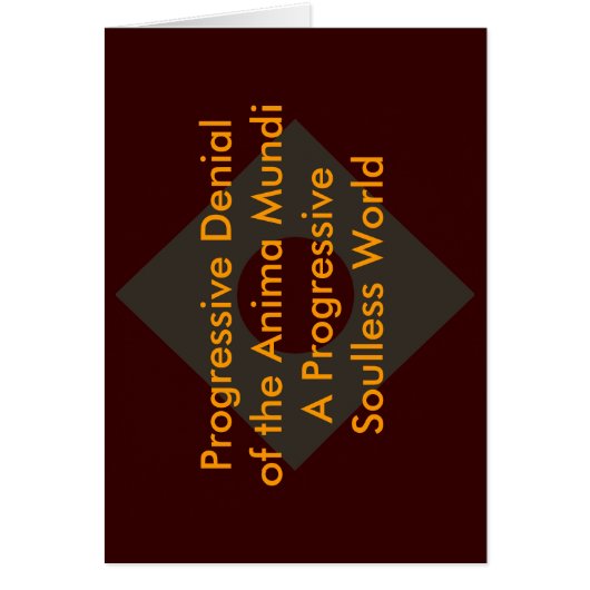 Progressive Denial of the Anima Mundi The MUSEUM (Front)