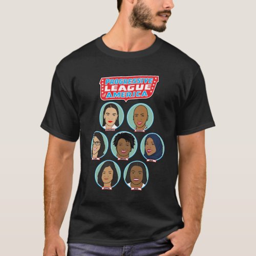 Progressive League of America Members Of The Squad T_Shirt