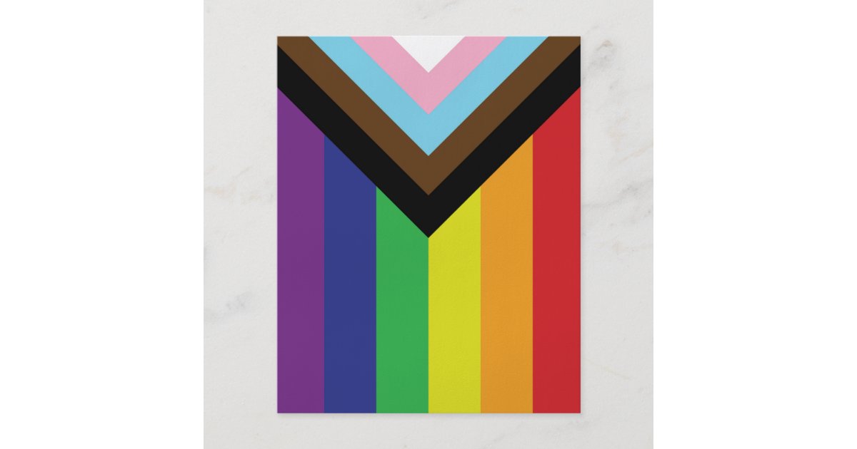 Progressive LGBTQIA Flag Flyer | Zazzle