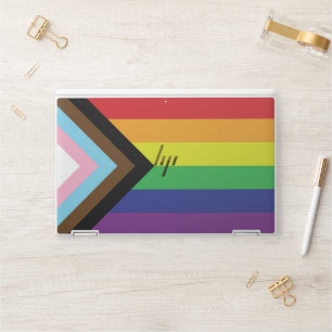 Progressive LGBTQIA Flag HP Laptop Skin