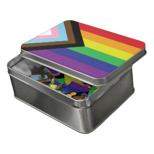 Progressive LGBTQIA Flag Jigsaw Puzzle