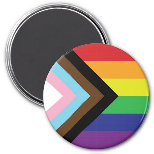 Progressive LGBTQIA Flag Magnet