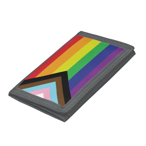 Progressive LGBTQIA Flag Trifold Wallet