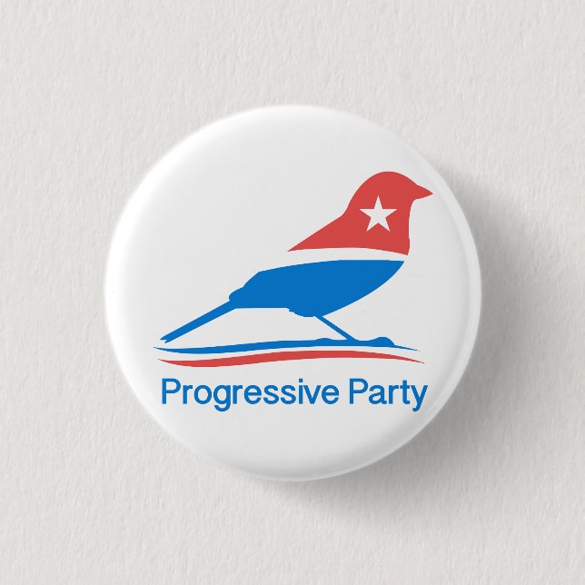 Progressive Party Button Small (Front)
