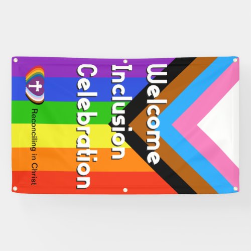 Progressive PRIDE Flag Banner _ Vertical