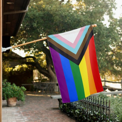 Progressive Pride House Flag