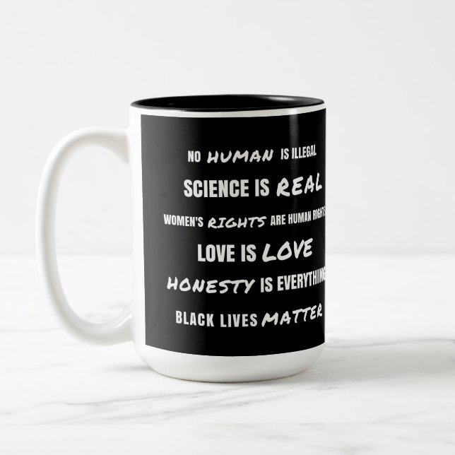 Progressive Values Mug (Left)