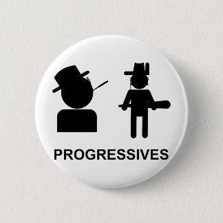 Progressives Pinback Button