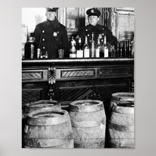 Posterazzi Prohibition Speakeasy Npatrons of An Unidentified American Speakeasy in The 1920s Poster Print by Granger Collection