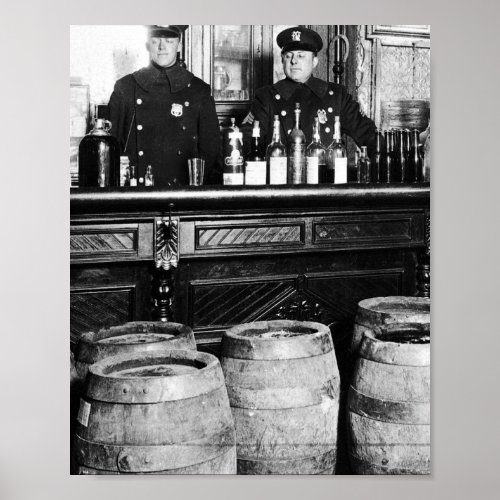 Prohibition _ Speakeasy Police Raid Bootlegger _ M Poster