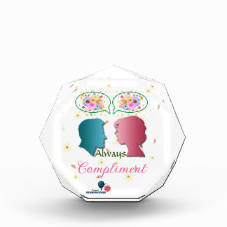 ProjACK award-always compliment Acrylic Award