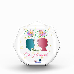 ProjACK award-always compliment Acrylic Award