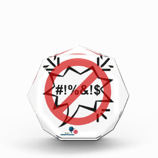 ProjACK award-keep negativity out Acrylic Award