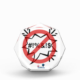 ProjACK award-keep negativity out Acrylic Award