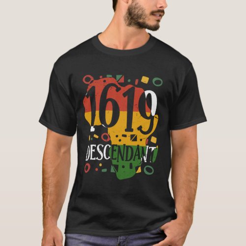 Project 1619 Descendant Black History Month T_Shirt