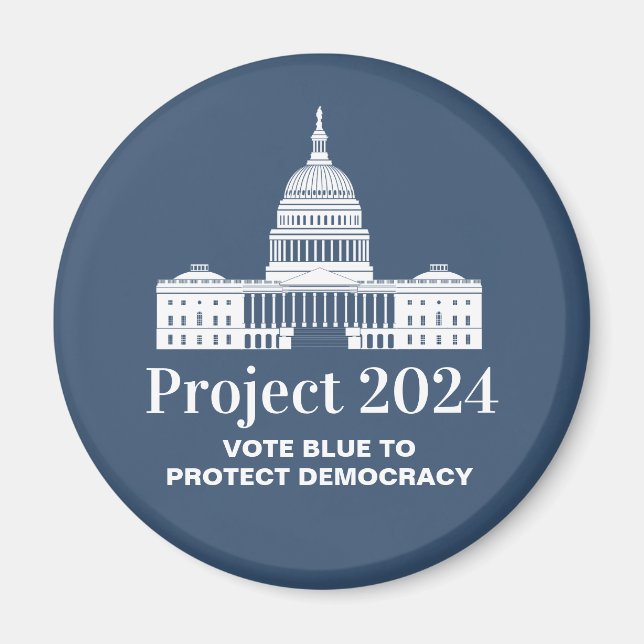 Project 2024 Vote for Democracy Magnet (Front)
