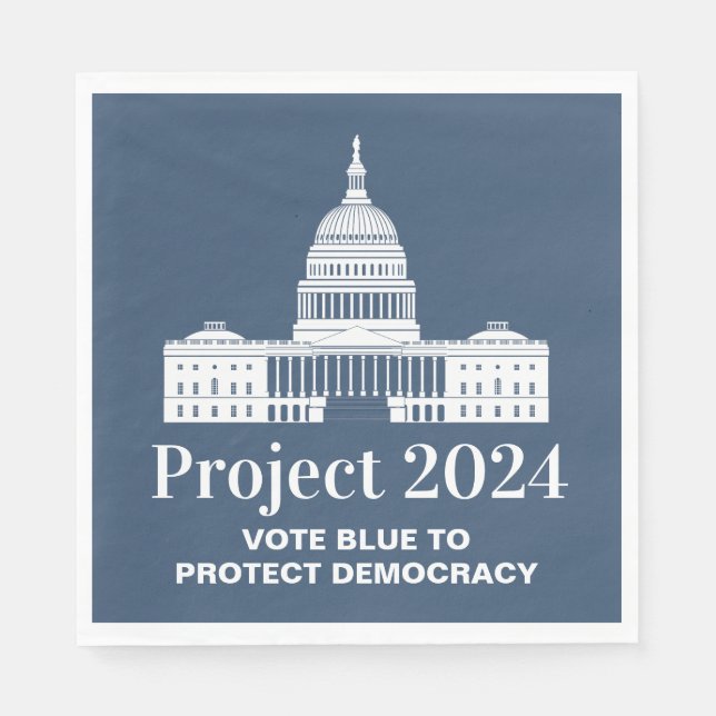 Project 2024 Vote for Democracy Napkins (Front)