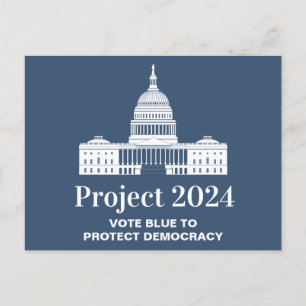 Project 2024 Vote for Democracy Postcard