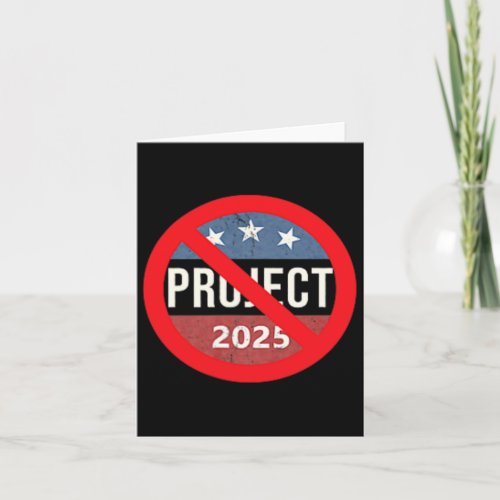 Project 2025 Anti Trump 2 Side Back amp Front  Card