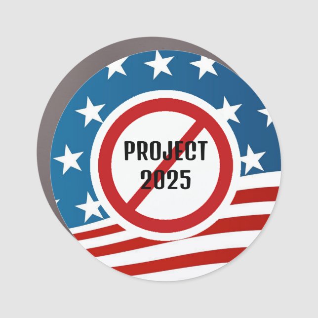 Project 2025 Design  Car Magnet (Front)