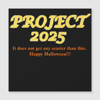 Project 2025 Magnetic Halloween Card