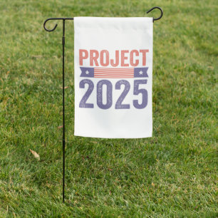 Project 2025 Trump American Patroitic USA Garden Flag