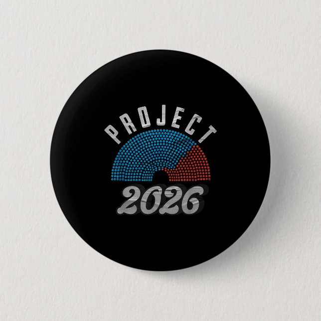 Project 2026 Tee Shirt  Button (Front)