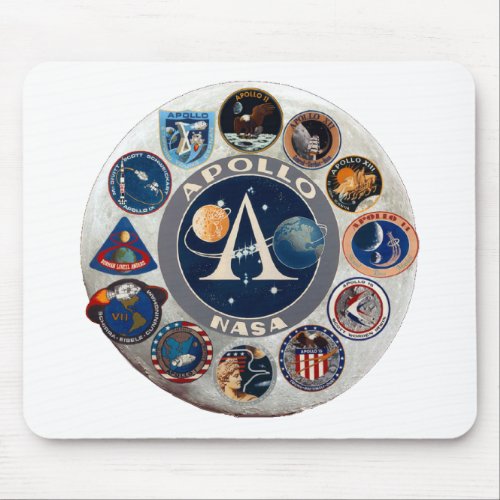 Project Apollo The Composite Logo Mouse Pad