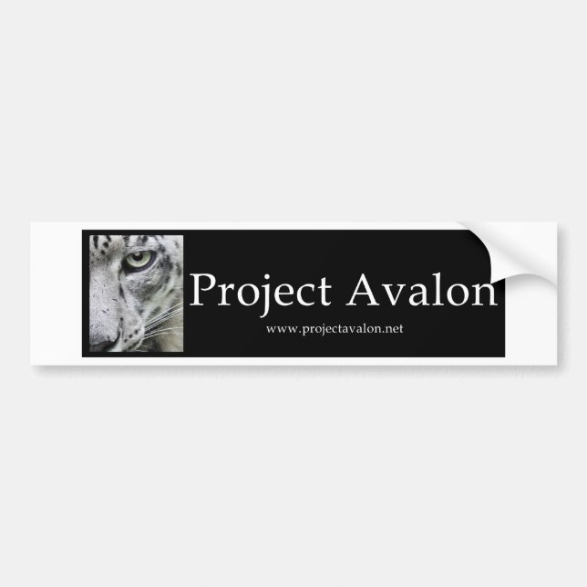 Project Avalon (Bumper Stickers) Bumper Sticker (Front)