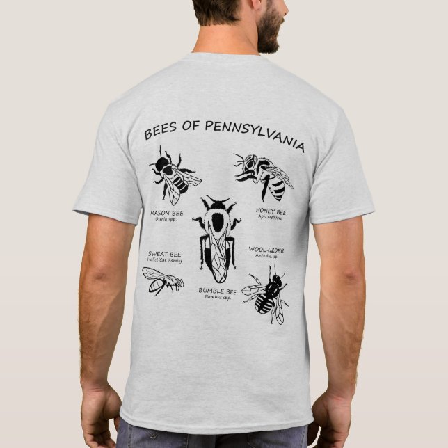 Project Bee Watch T-Shirt (Back)