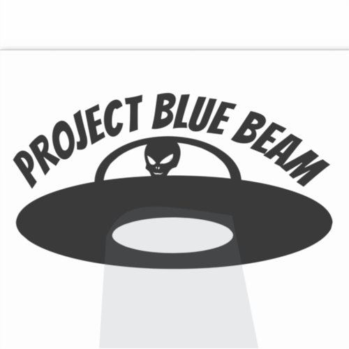 PROJECT BLUE BEAM UFO CAR DECAL STICKER