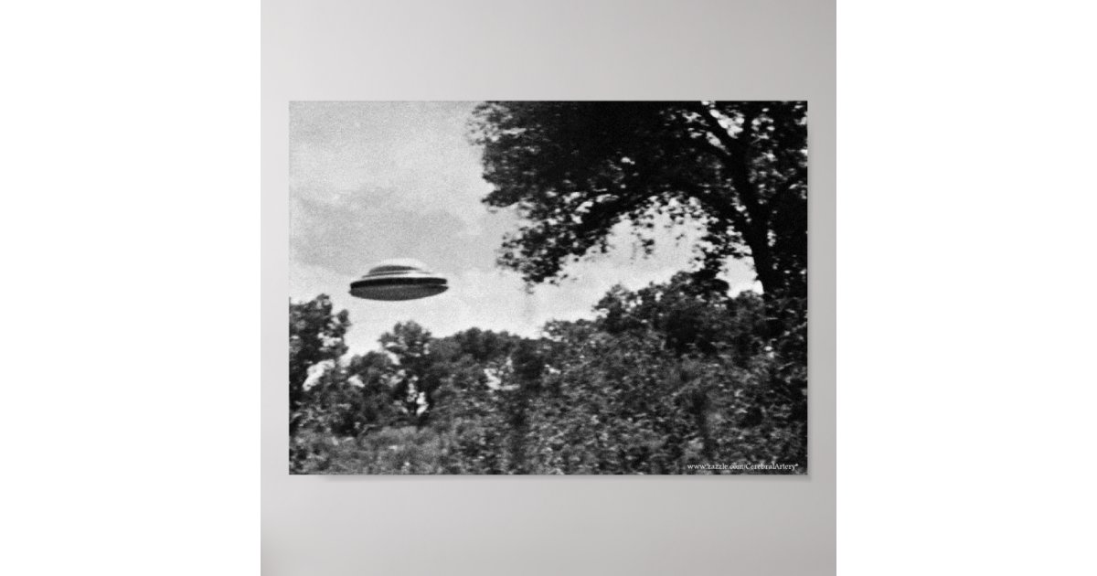 Project Blue Book-UFO over Trees Poster | Zazzle