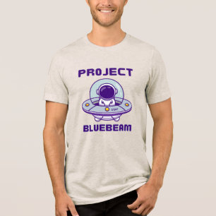 Project Bluebeam UFO Conspiracy Disclosure Tri-Blend Shirt
